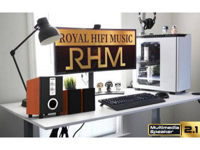 Loa vi tính 2.1 Royal Hifi Music RHM RM-220 – mẫu bán chạy nhất của RHM trong phân khúc bình dân.